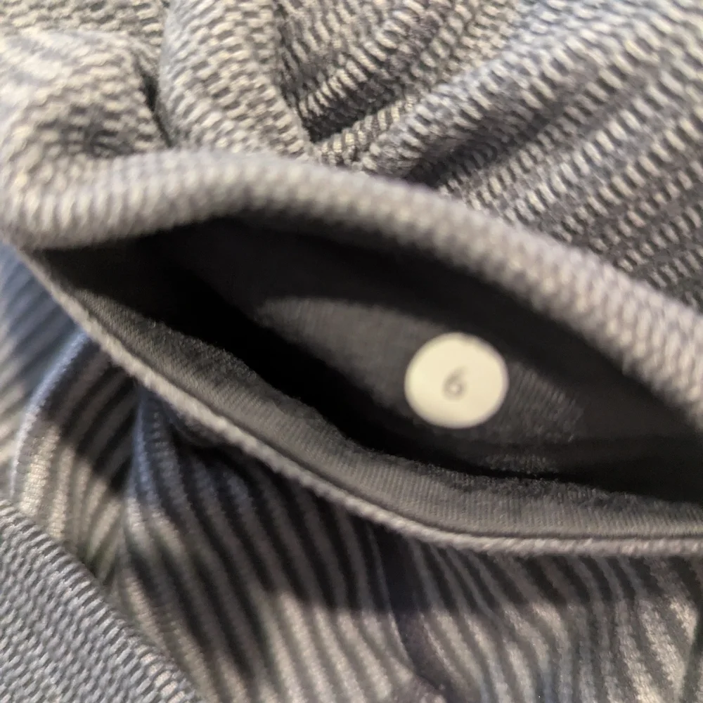 LULULEMON Wunder Under Cropped Low Rise Yoga Training Leggings Size 6 Gray